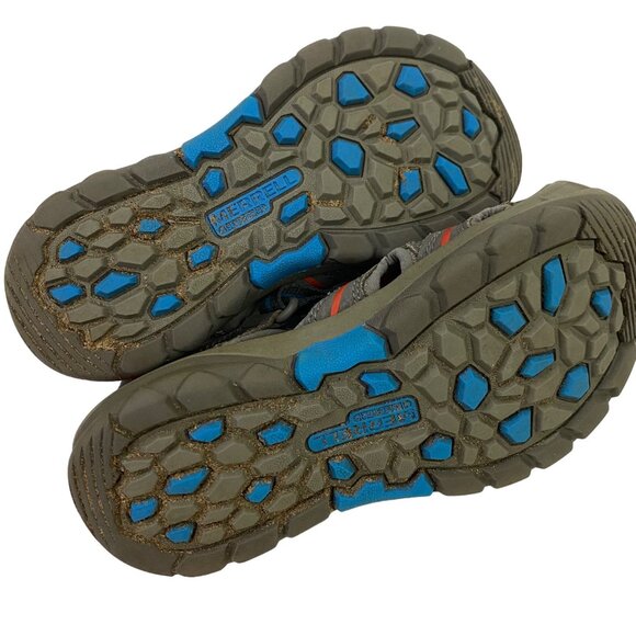 Merrell Hydro Grey Leather Athletic Outdoor Waterproof Sandals Toddler Boy 12M - Picture 9 of 11